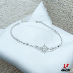 Pulsera nudo de bruja plata 950