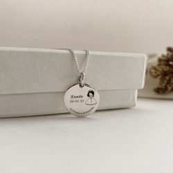 Collar Primera Comunión plata 950