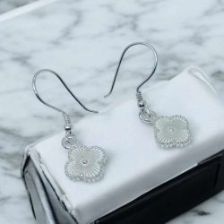 Aretes Van Cleef plata 950 Colgantes