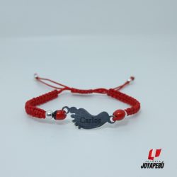 pulsera protectora para bebe pie