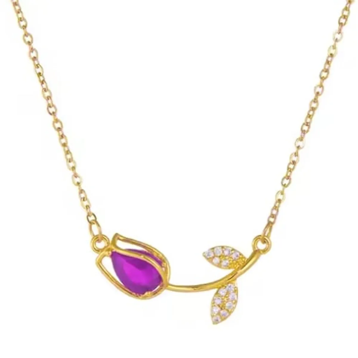 collar tulipán Lila