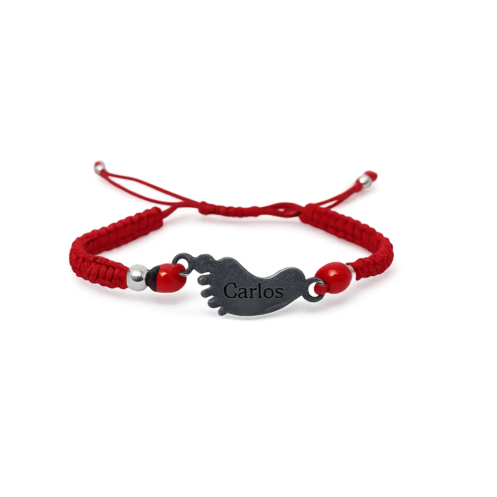 pulsera protectora para bebe pie