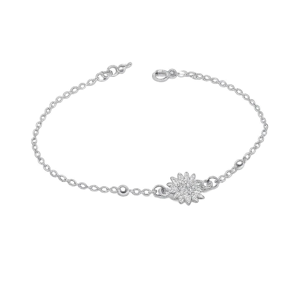 Pulsera Girasol plata 950