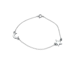 PULSERA LUNA Y ESTRELLA