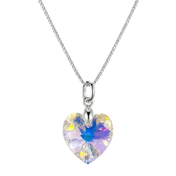 COLLAR CORAZON BLANCO