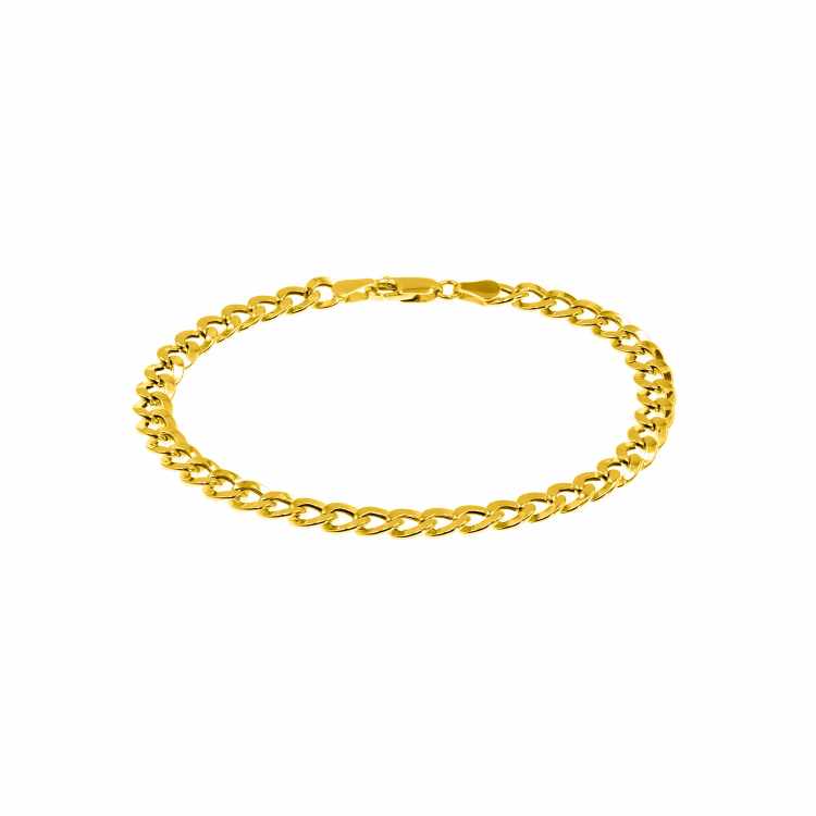 Pulsera Panzer hombre oro 18k