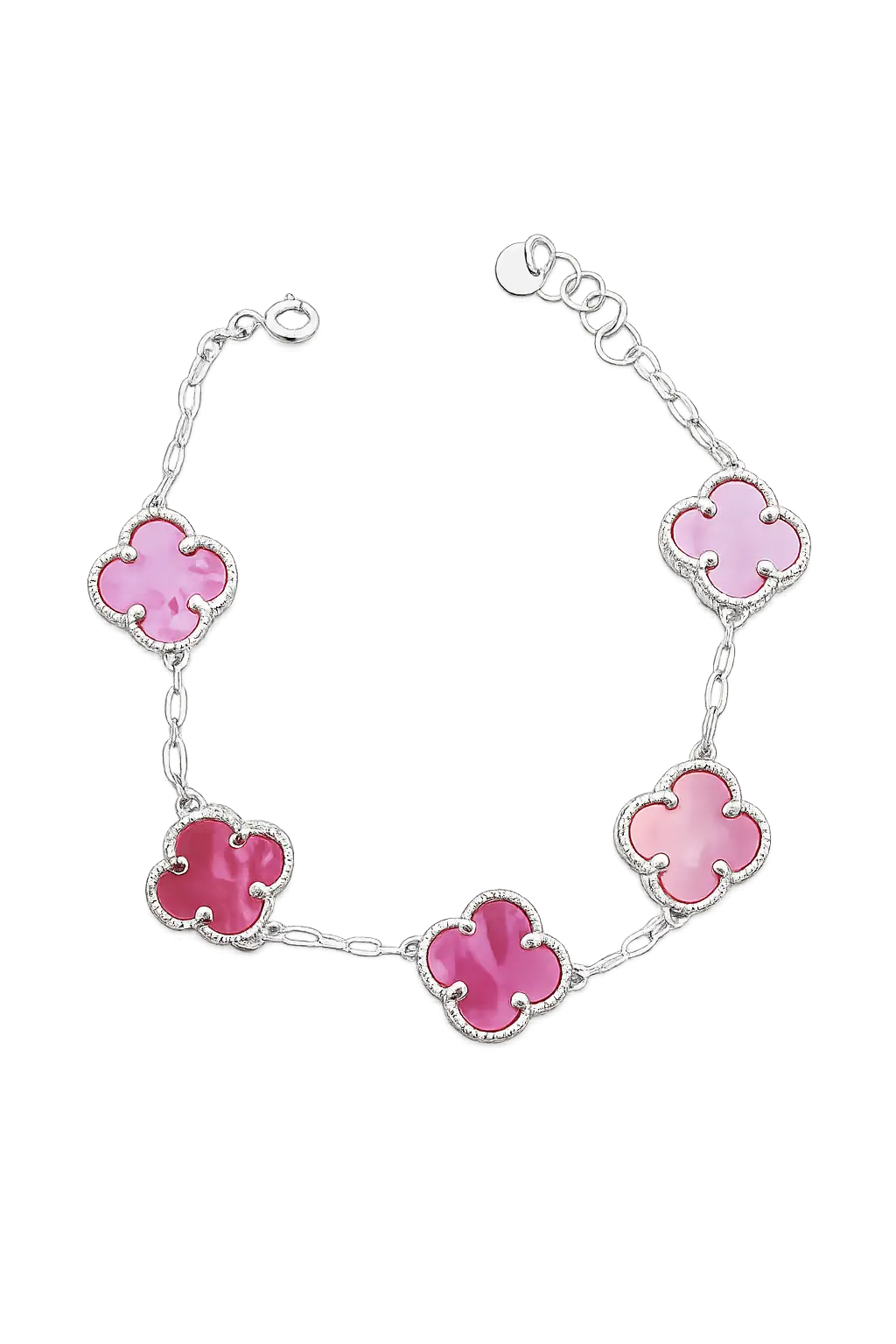 Pulsera VAN CLEEF ROSA plata 950