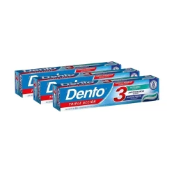 Pasta Dental DENTO Triple Acción Tubo 80gr x3u